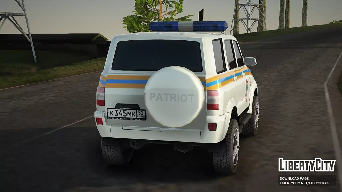 УАЗ Патриот МЧС / GTA San Andreas