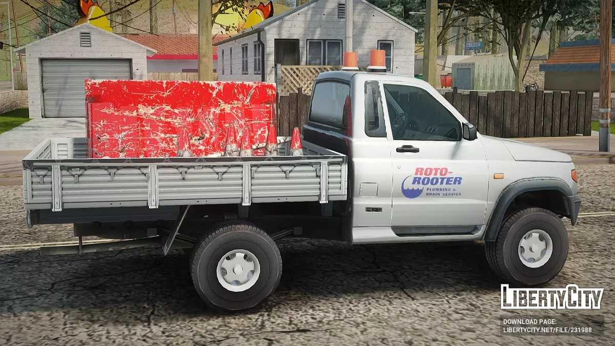 УАЗ 2360 Roto-Rooter / GTA San Andreas