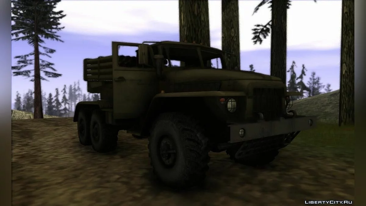 Урал 375 БМ-21 / GTA San Andreas