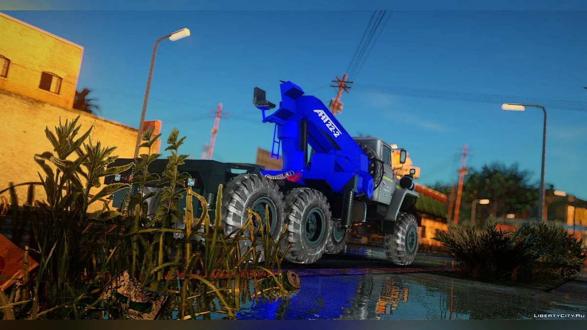 Урал 4320-1912-72 КМУ АНТ 22-2 / GTA San Andreas