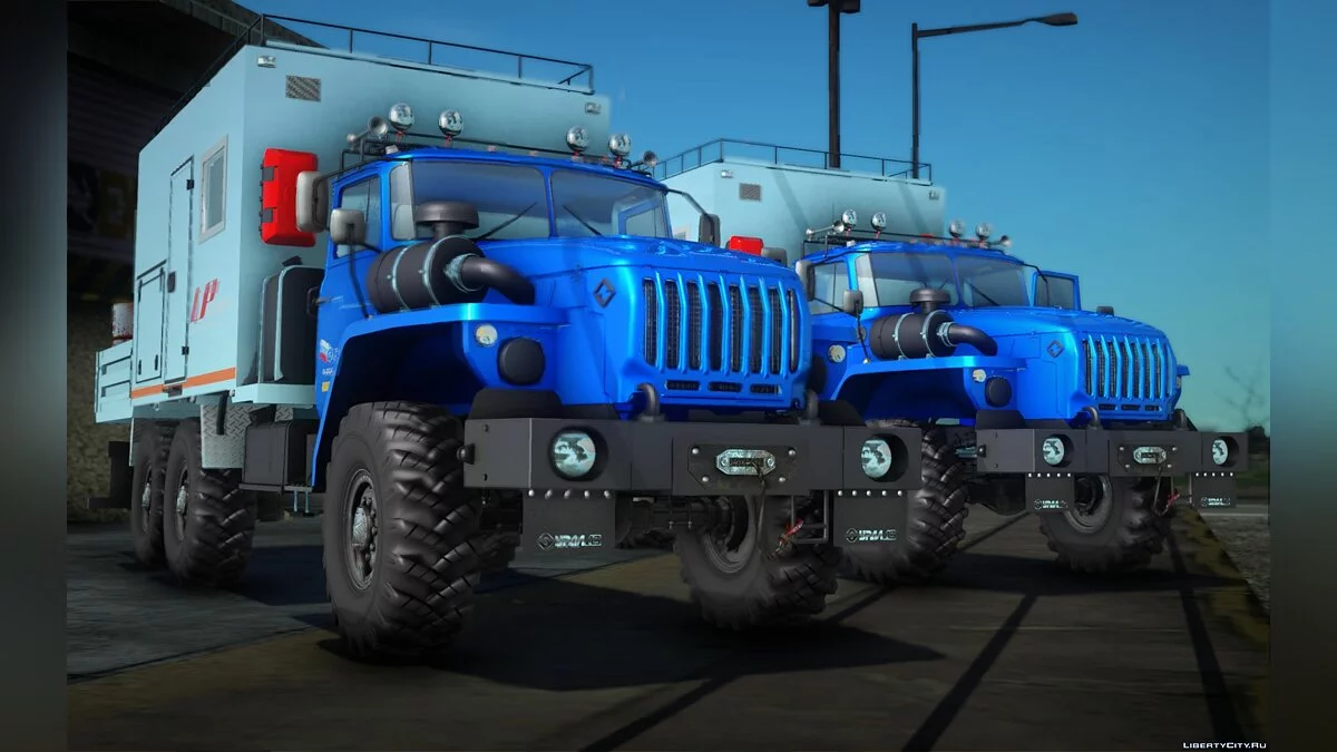 Урал 44202-0311-60Е5 Передвижная мастерская / GTA San Andreas