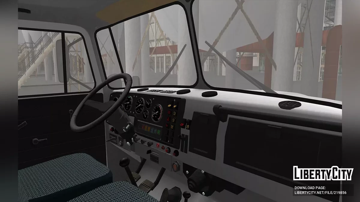 Урал 6614 8х8 Топливозаправщик + Прицеп Бензовоз / GTA San Andreas