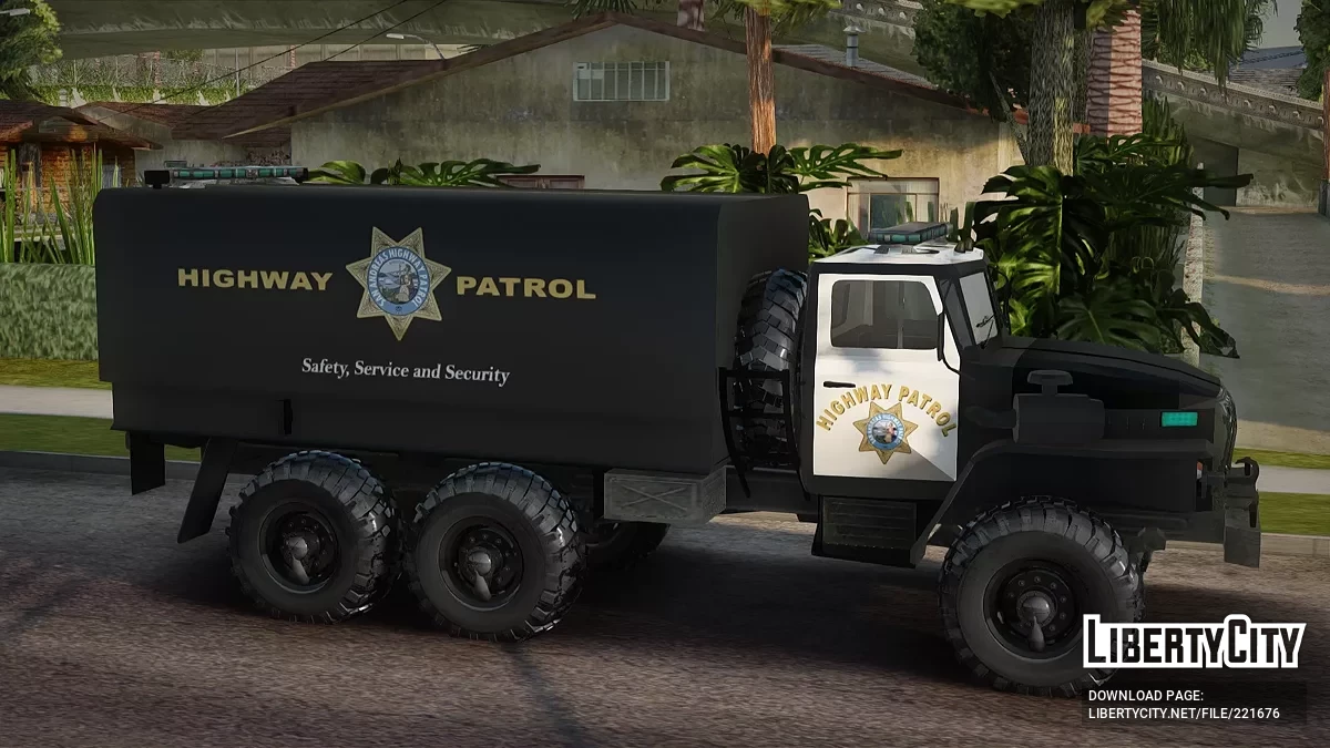 Урал 4320 California Highway Patrol / GTA San Andreas