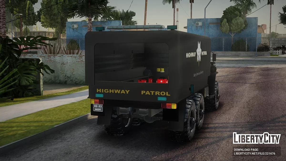 Урал 4320 California Highway Patrol / GTA San Andreas
