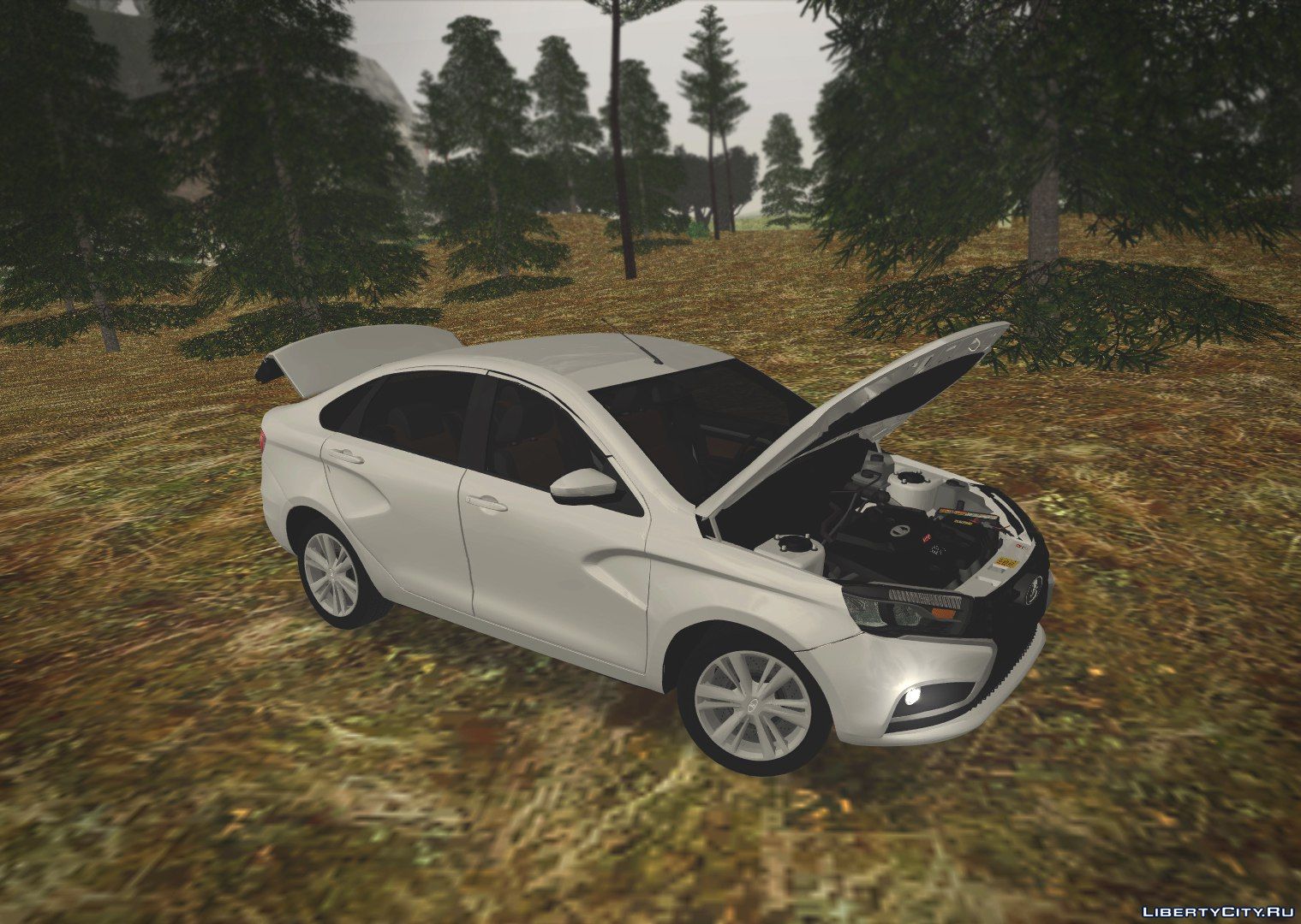 Lada vesta gta 5 replace фото 34