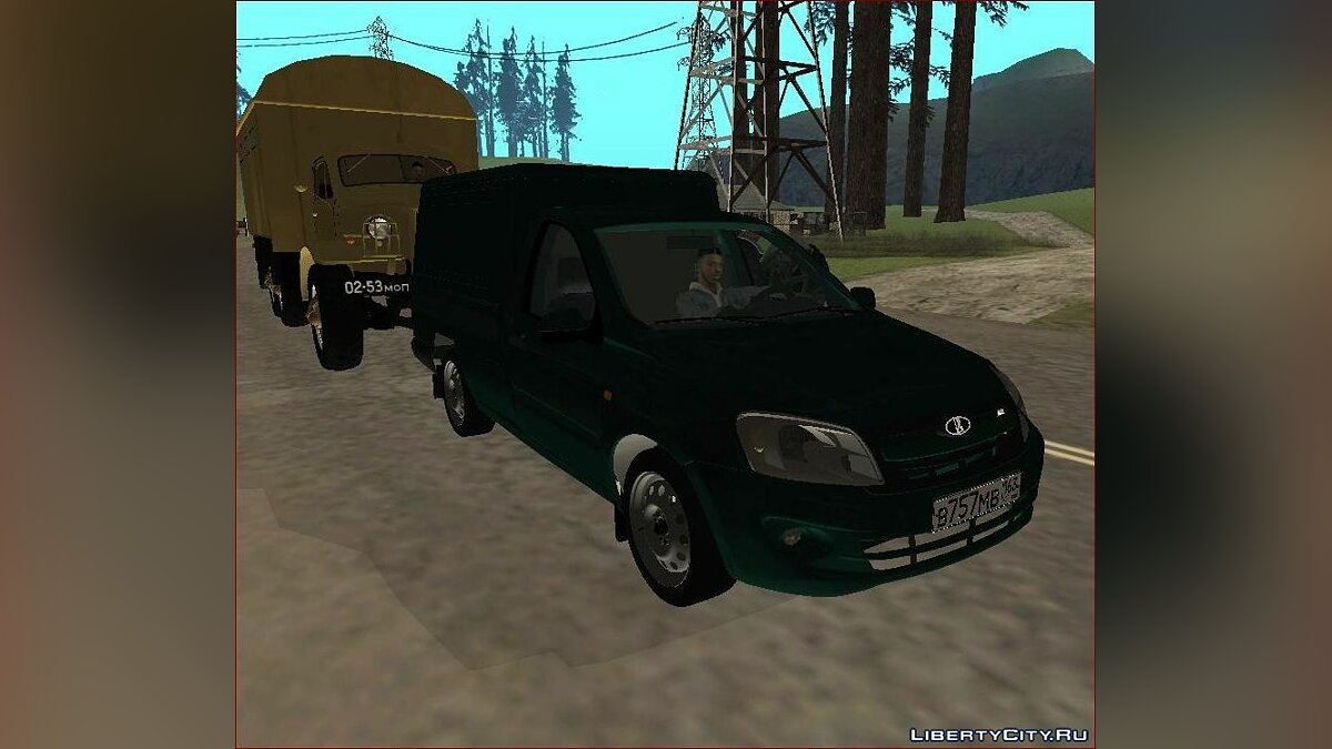 Скачать ВАЗ 2190 Гранта Каблук для GTA San Andreas