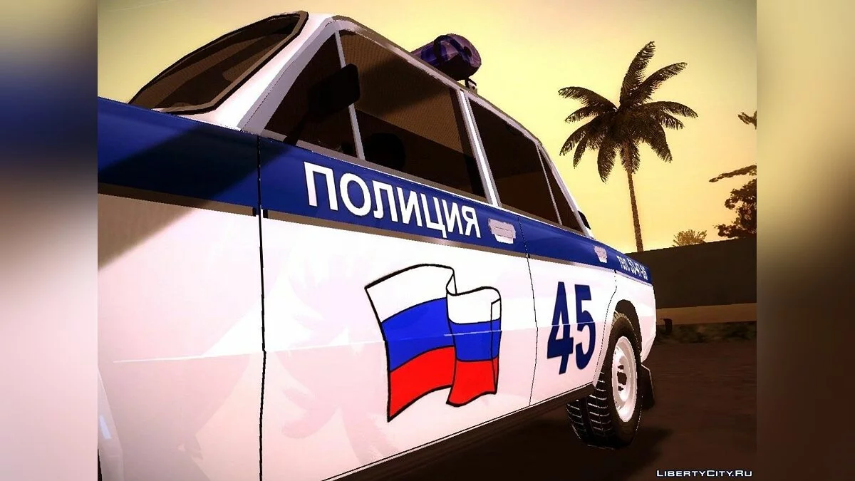 Ваз 2106 Полиция v2.0 / GTA San Andreas