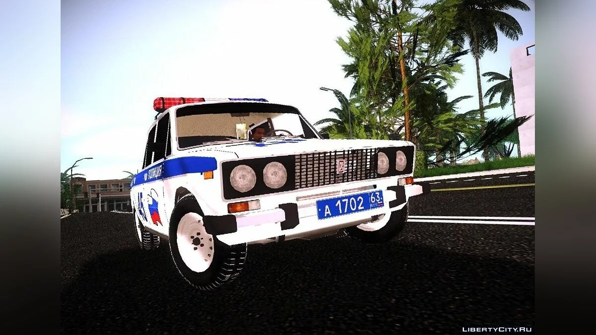 Ваз 2106 Полиция v2.0 / GTA San Andreas