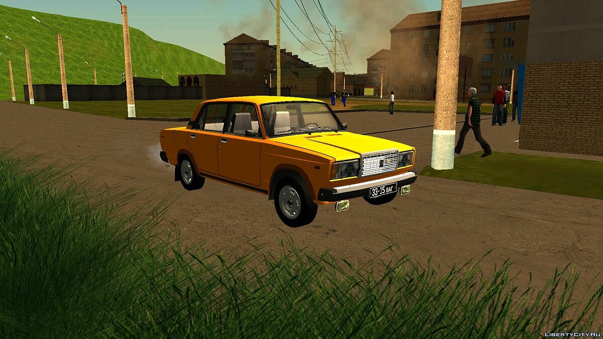 Скачать ВАЗ 2107 СССР для GTA San Andreas