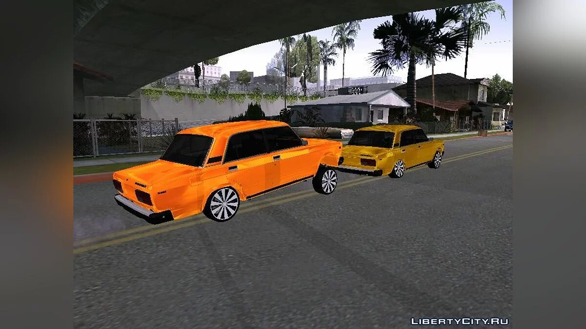 Vaz 2107 Azelow Gold Metal / GTA San Andreas
