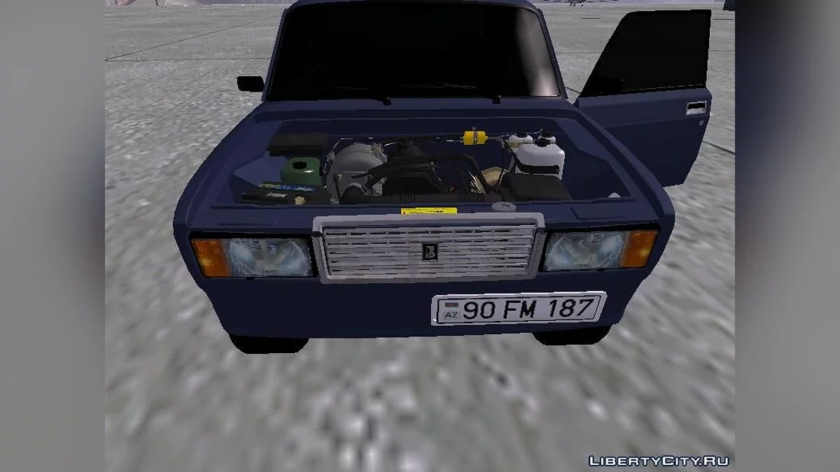 Vaz 2107 Drift Taxi Baku City / GTA San Andreas