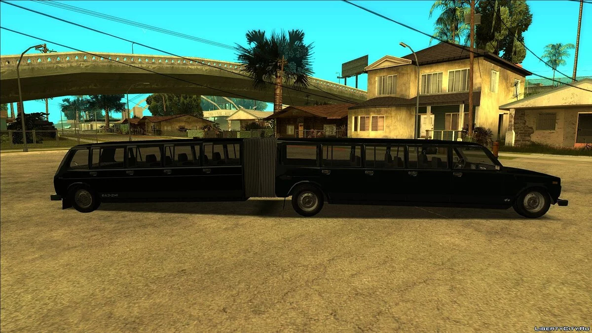 Lada 4x4 17-Door Articulated + MarieMod SA Drive-By Script / GTA San Andreas