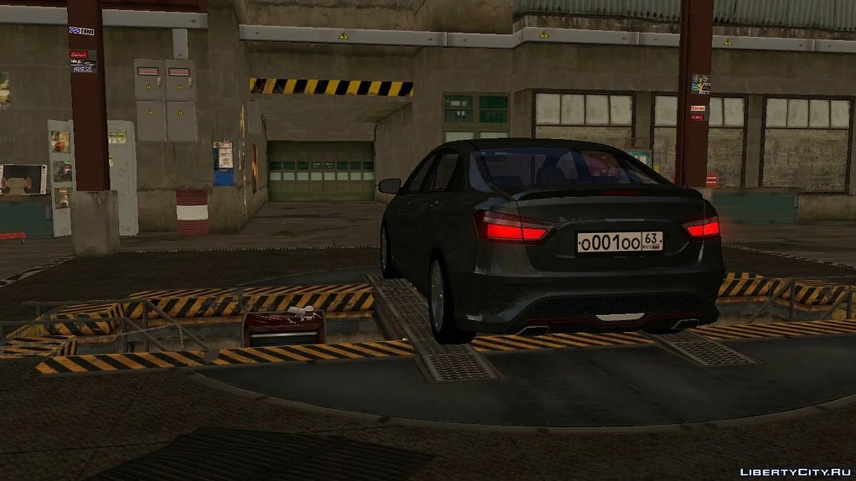 Lada Vesta с тюнингом / GTA San Andreas