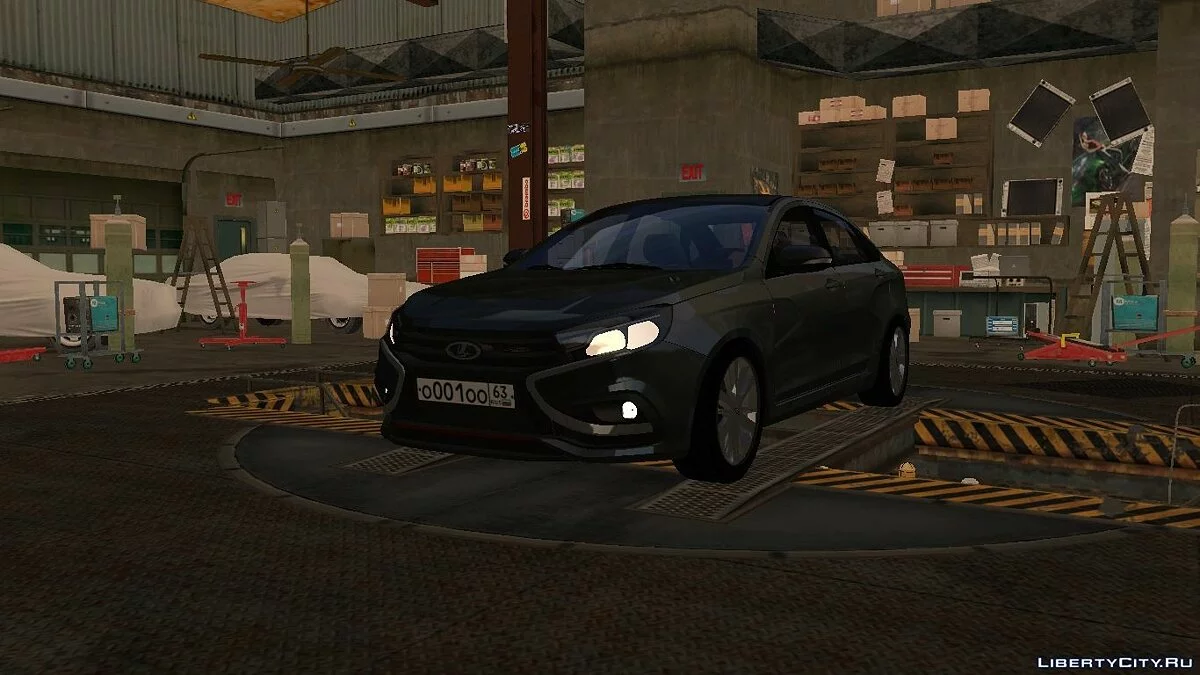Lada Vesta с тюнингом / GTA San Andreas