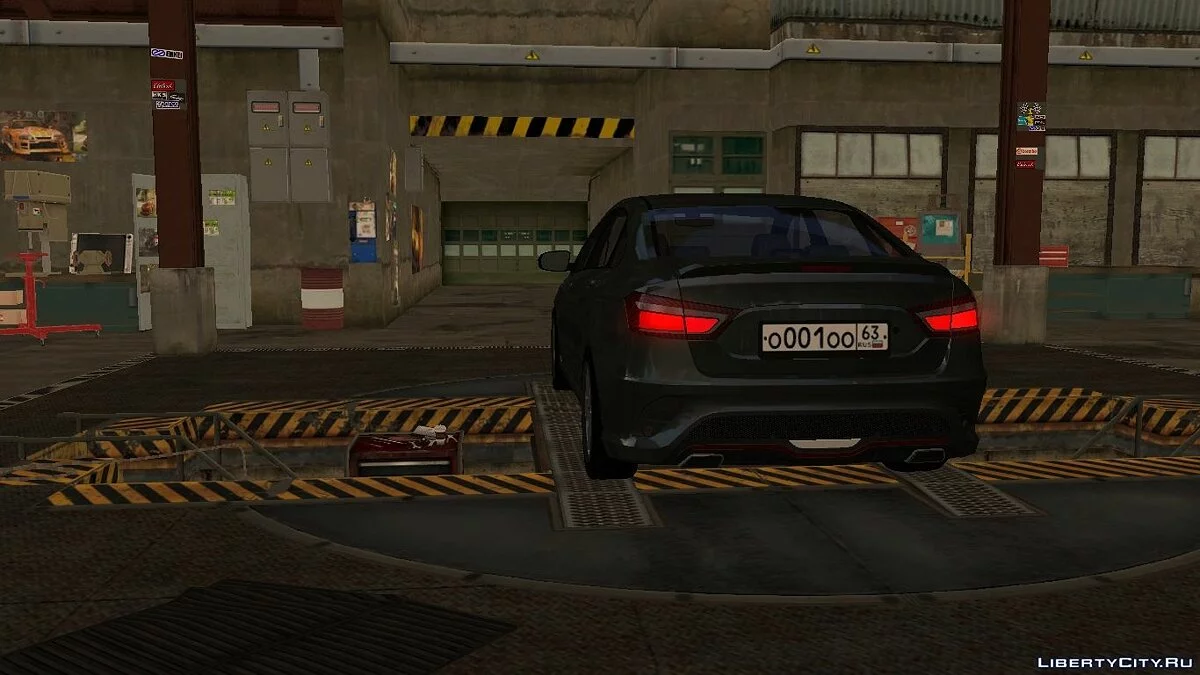 Lada Vesta с тюнингом / GTA San Andreas