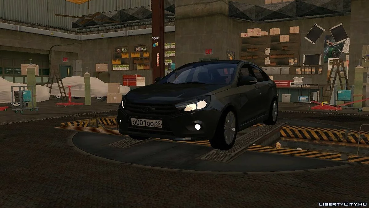 Lada Vesta с тюнингом / GTA San Andreas