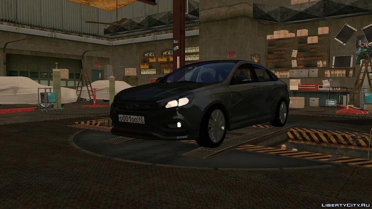Lada Vesta с тюнингом / GTA San Andreas