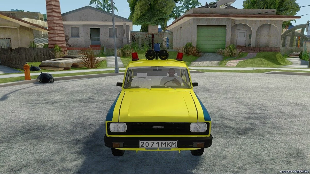 АЗЛК 2140SL Милиция СССР / GTA San Andreas