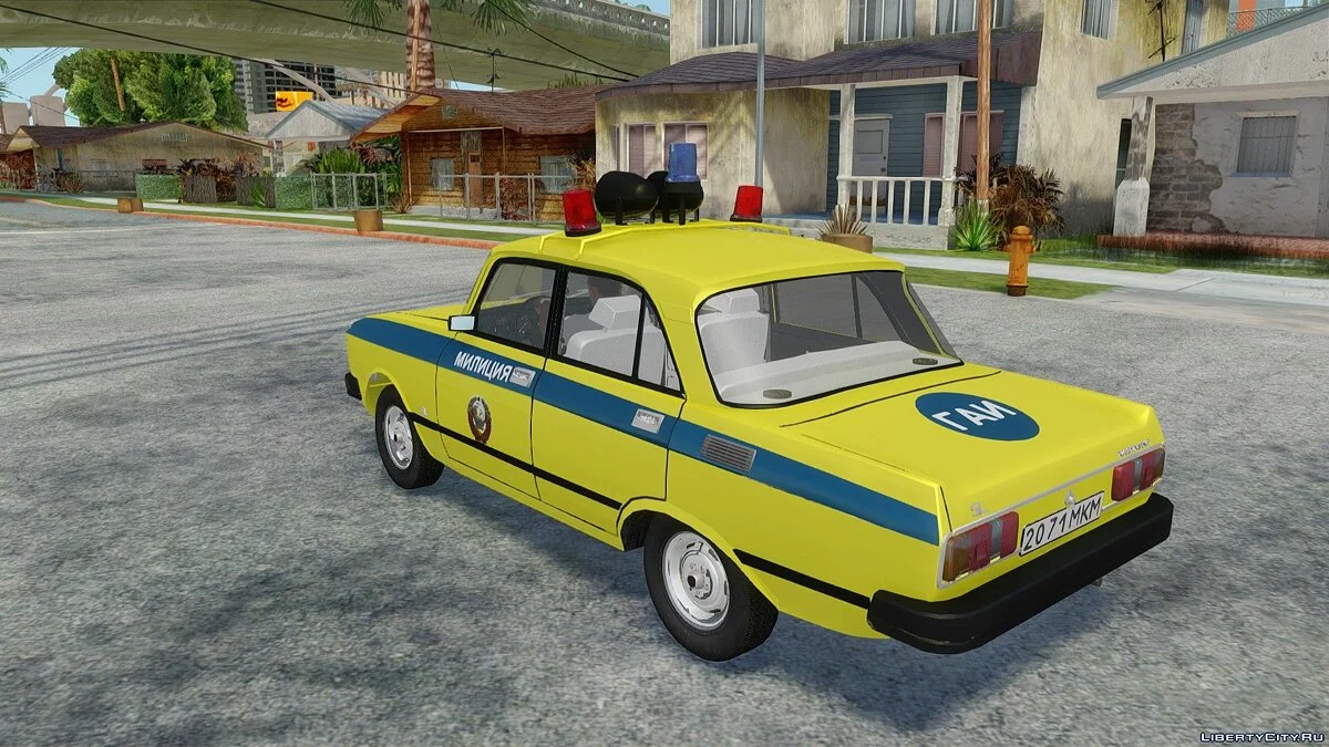 АЗЛК 2140SL Милиция СССР / GTA San Andreas