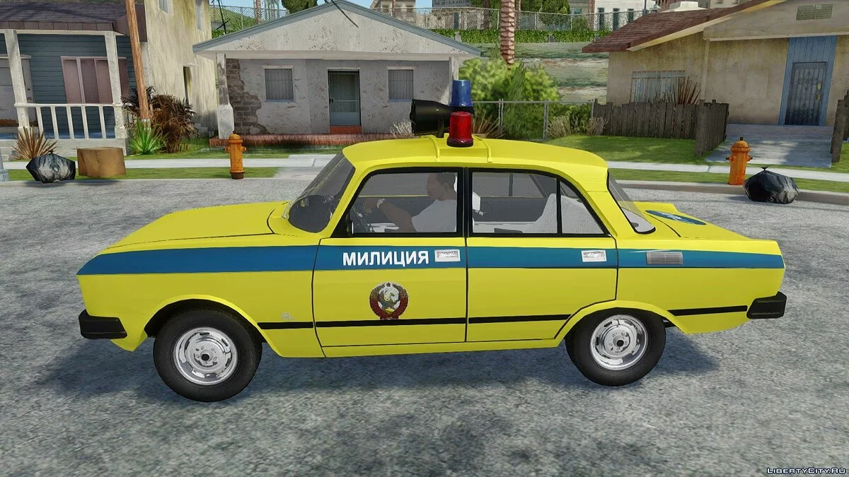 АЗЛК 2140SL Милиция СССР / GTA San Andreas