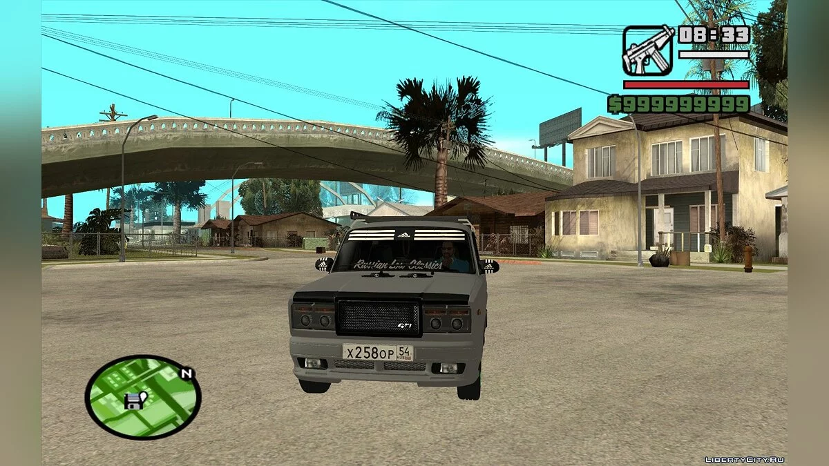 ВАЗ 2107 Колхоз Тюнинг / GTA San Andreas