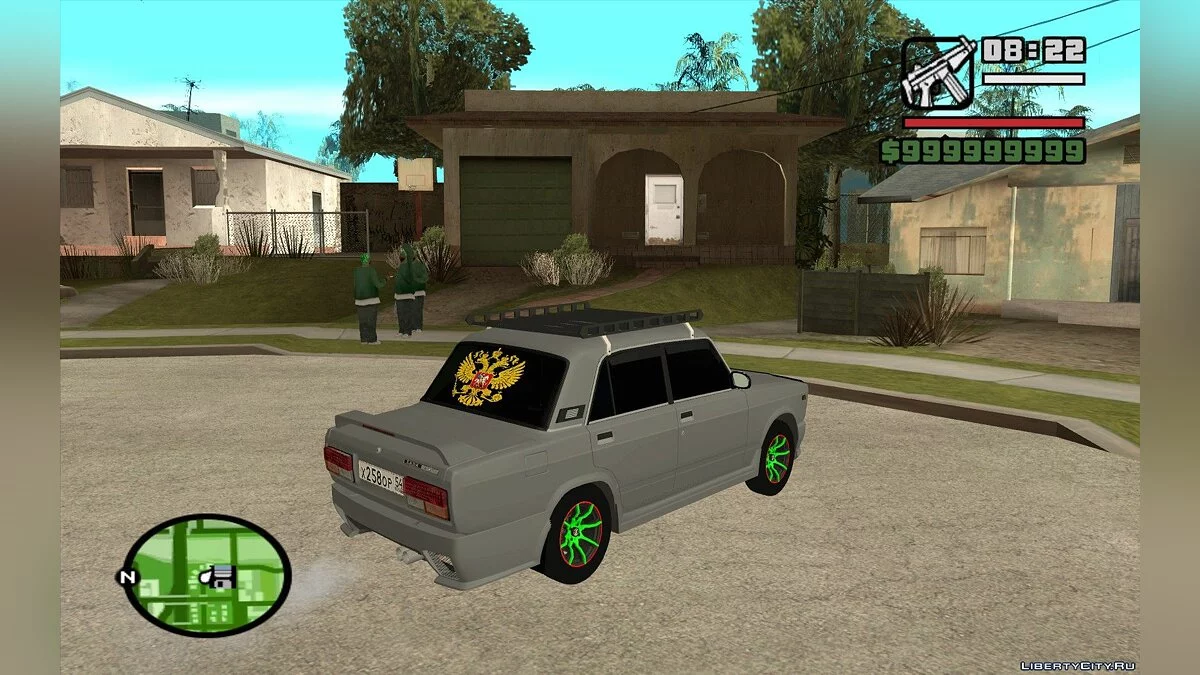 ВАЗ 2107 Колхоз Тюнинг / GTA San Andreas
