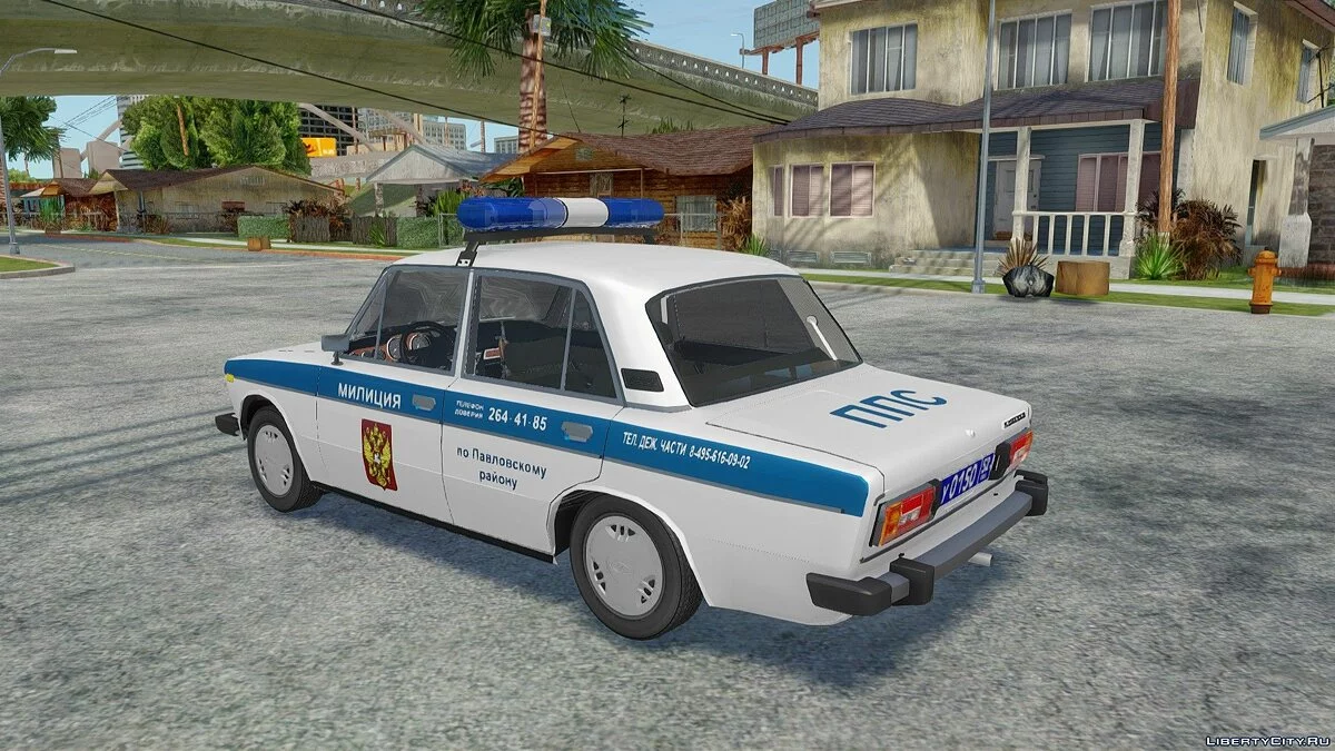 ВАЗ-2106 Милиция ППС / GTA San Andreas