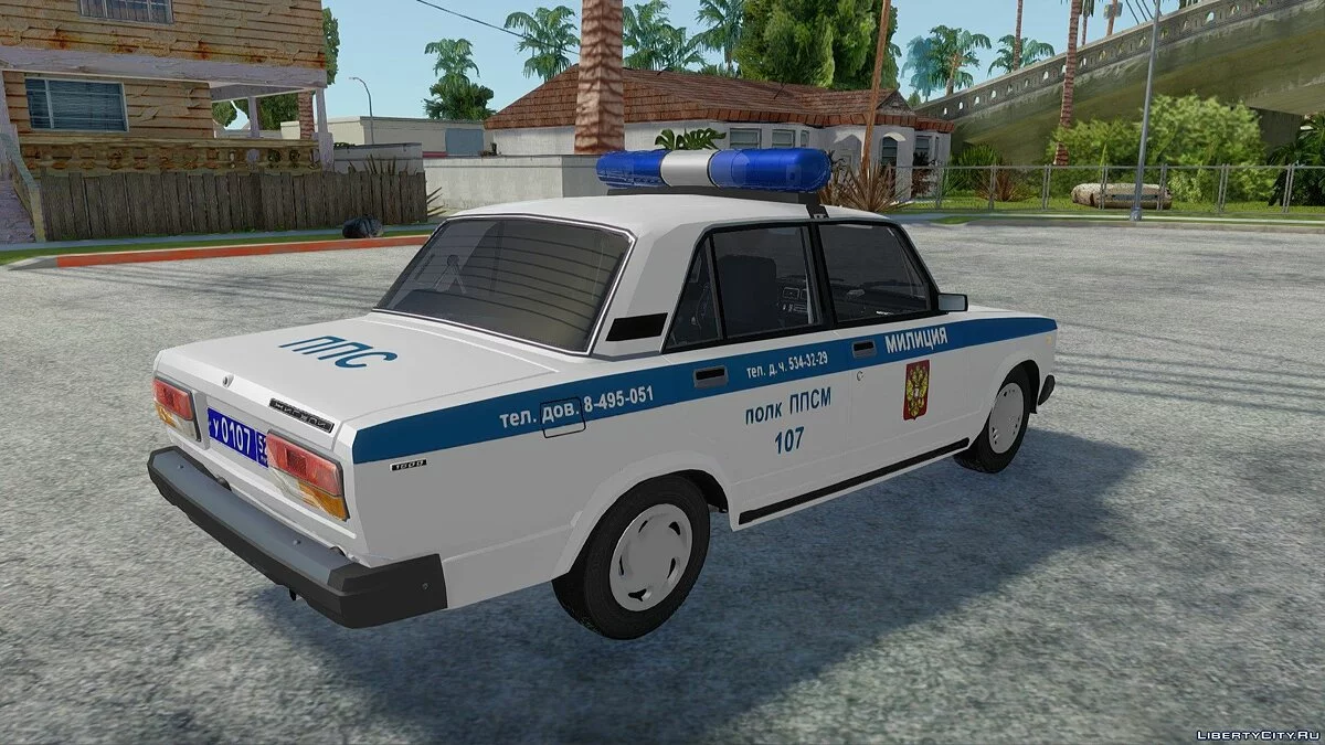 ВАЗ-2107 Милиция ППС / GTA San Andreas