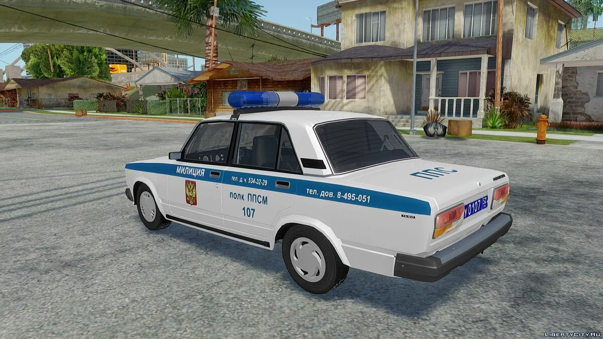 ВАЗ-2107 Милиция ППС / GTA San Andreas