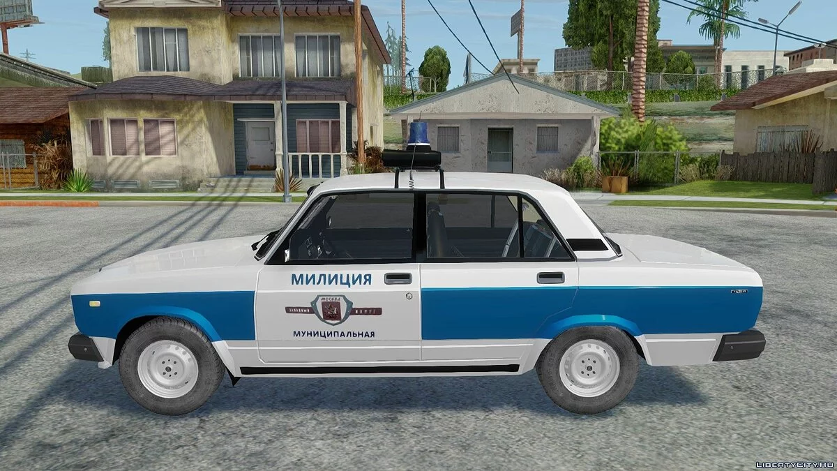 ВАЗ-2107 Муниципальная милиция / GTA San Andreas