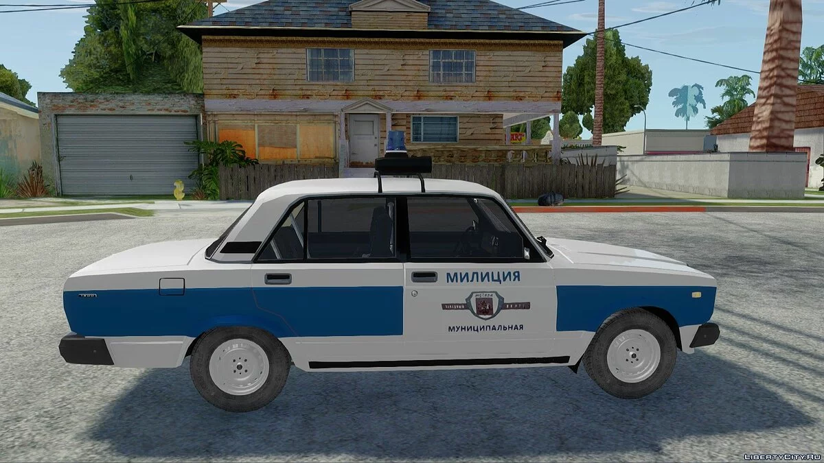 ВАЗ-2107 Муниципальная милиция / GTA San Andreas