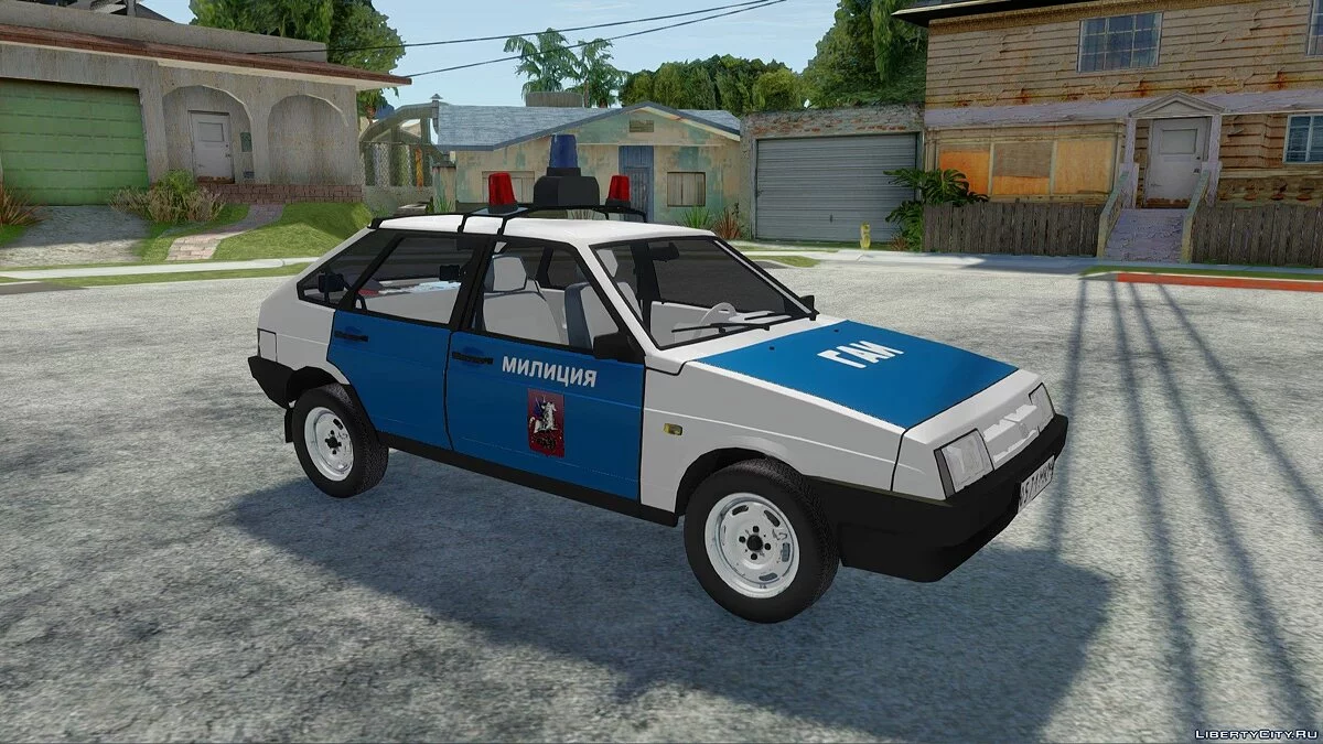 ВАЗ-2109 ГАИ 90-тых / GTA San Andreas