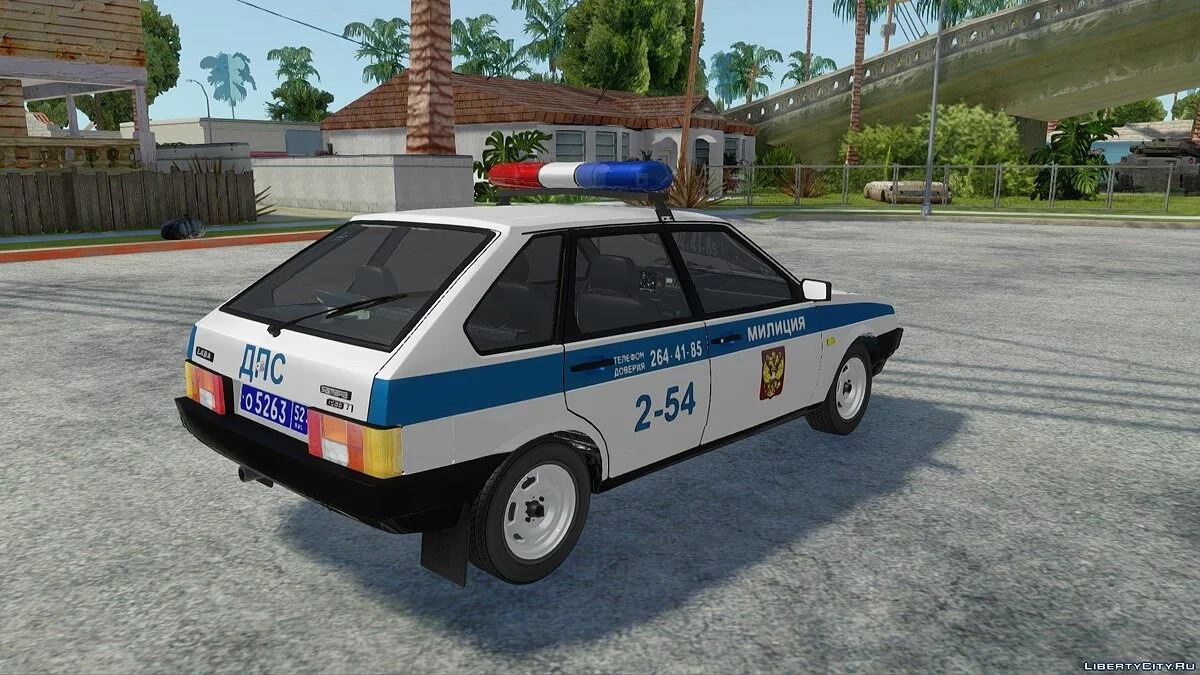 ВАЗ-2109 Милиция ДПС / GTA San Andreas