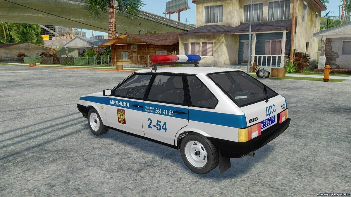 ВАЗ-2109 Милиция ДПС / GTA San Andreas