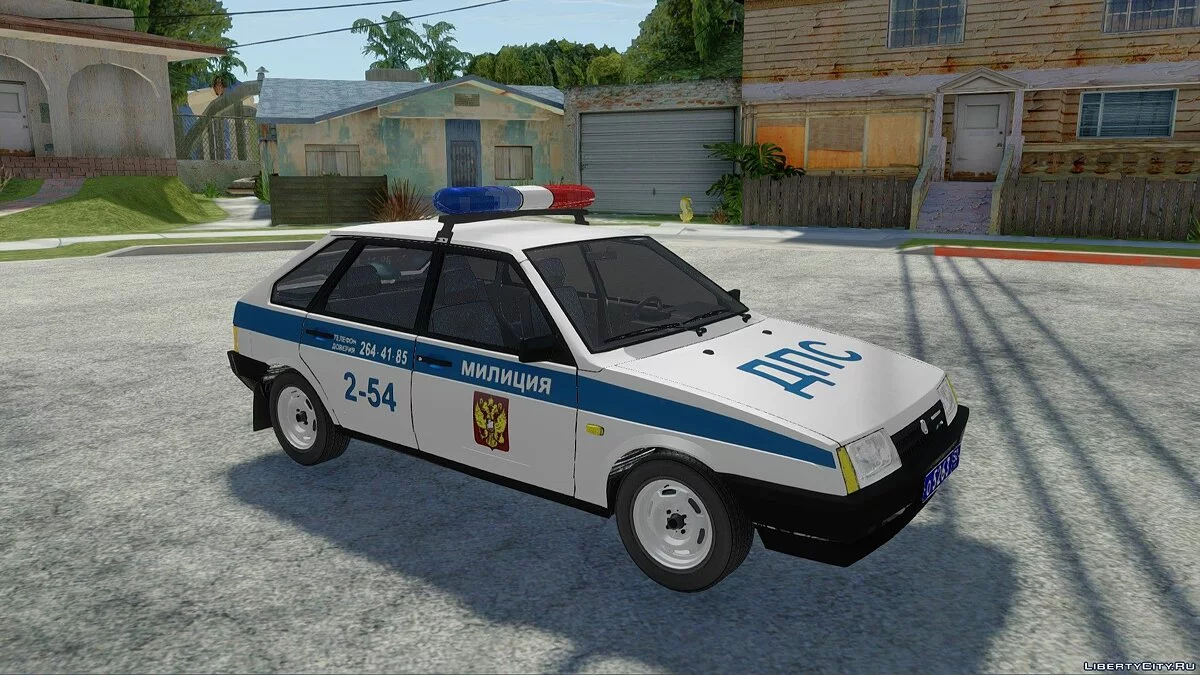 ВАЗ-2109 Милиция ДПС / GTA San Andreas
