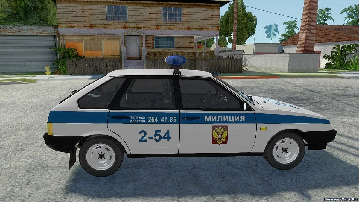 ВАЗ-2109 Милиция ДПС / GTA San Andreas