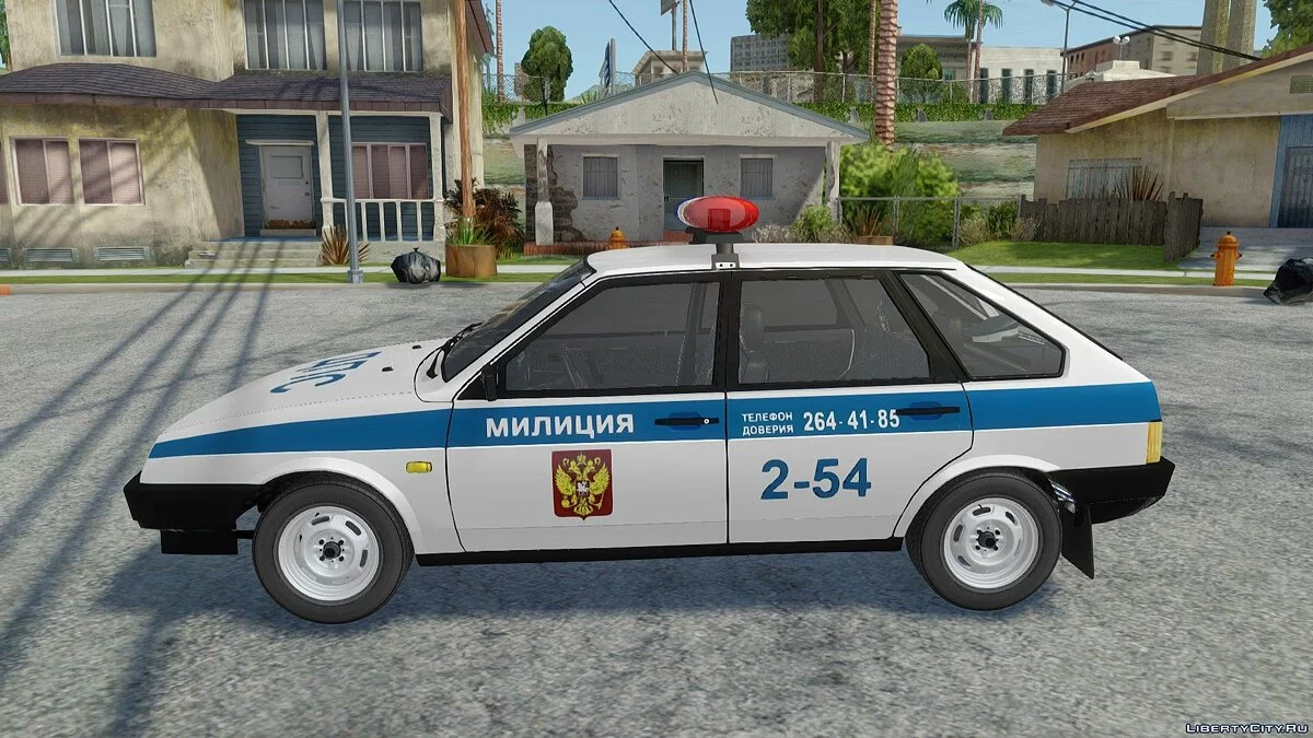 ВАЗ-2109 Милиция ДПС / GTA San Andreas