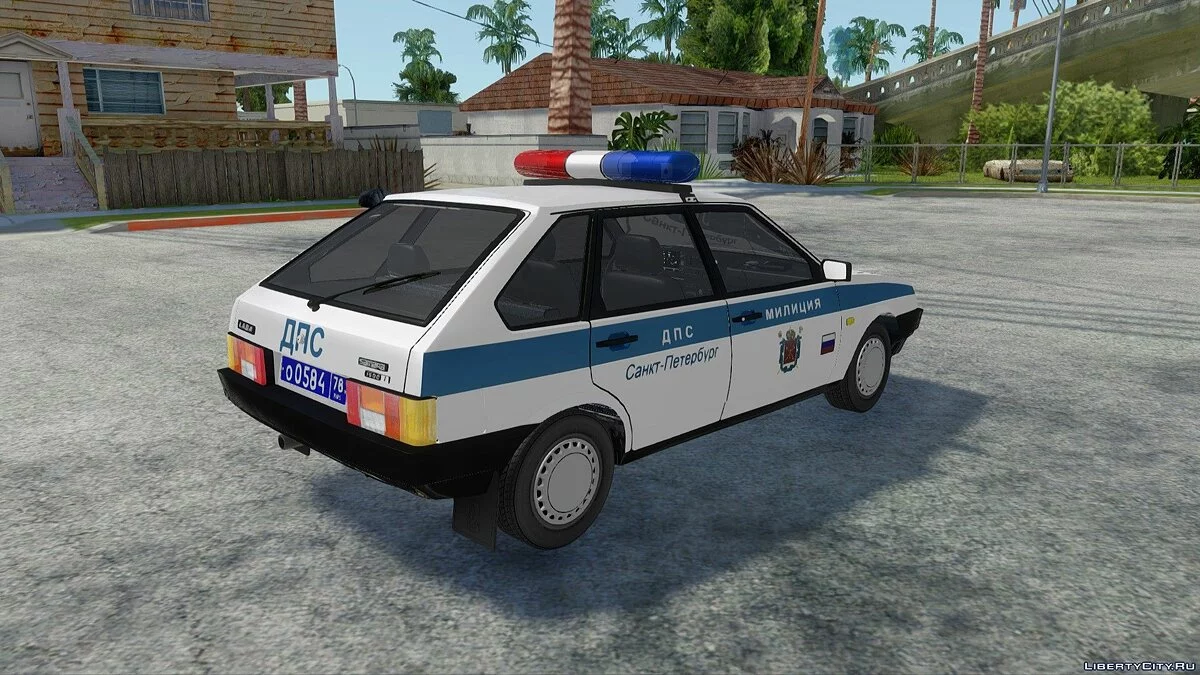 ВАЗ-2109 Милиция ДПС / GTA San Andreas