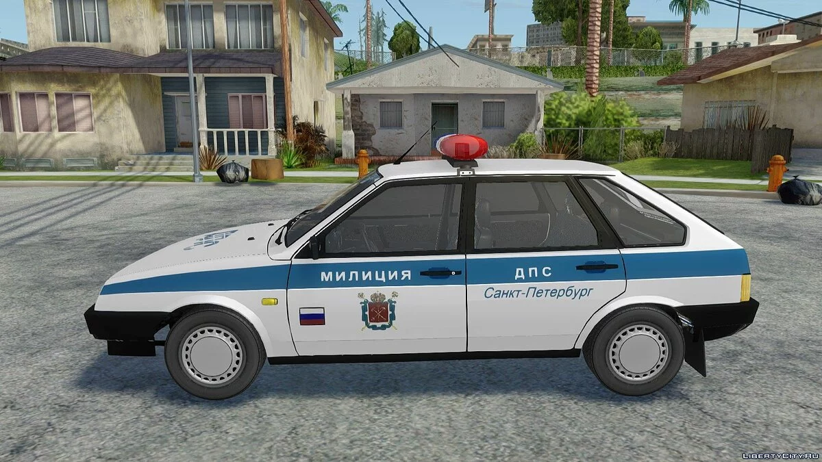 ВАЗ-2109 Милиция ДПС / GTA San Andreas
