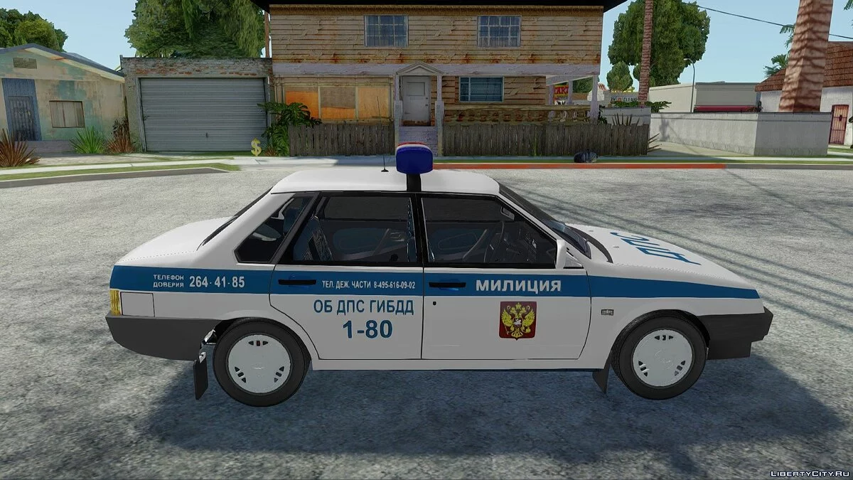 ВАЗ-21099 Милиция ДПС / GTA San Andreas
