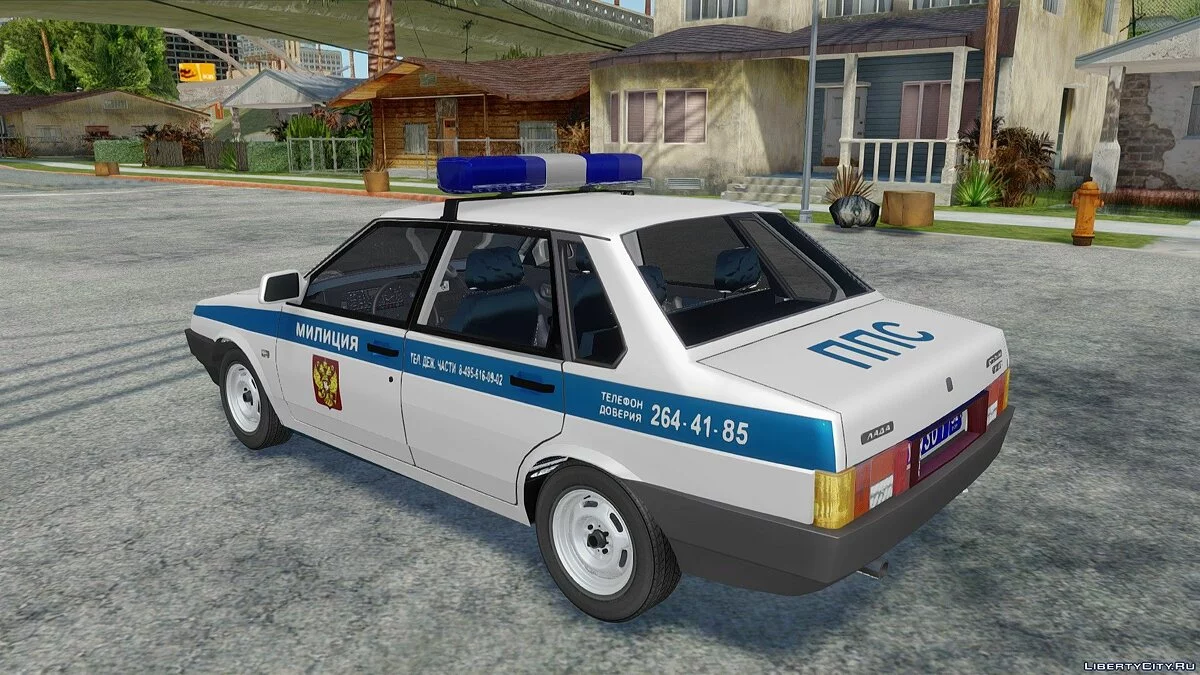 ВАЗ-21099 Милиция ППС / GTA San Andreas