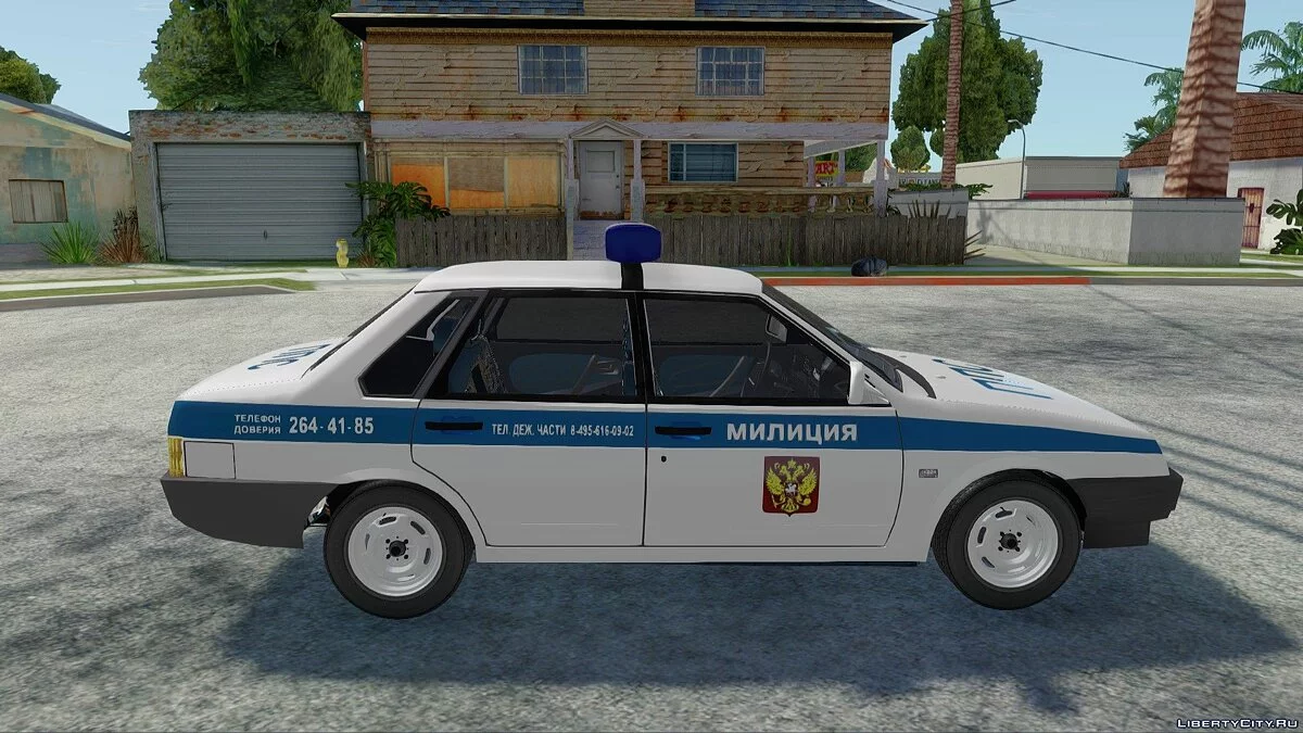 ВАЗ-21099 Милиция ППС / GTA San Andreas
