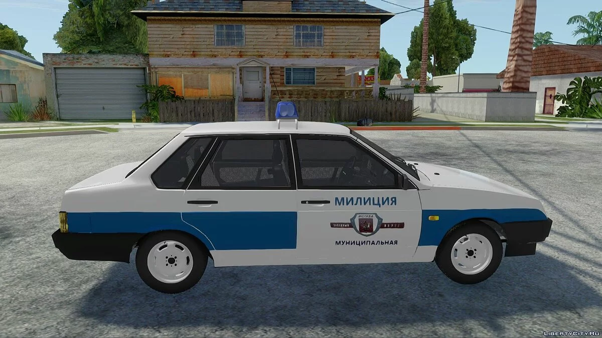 ВАЗ-21099 Муниципальная милиция / GTA San Andreas