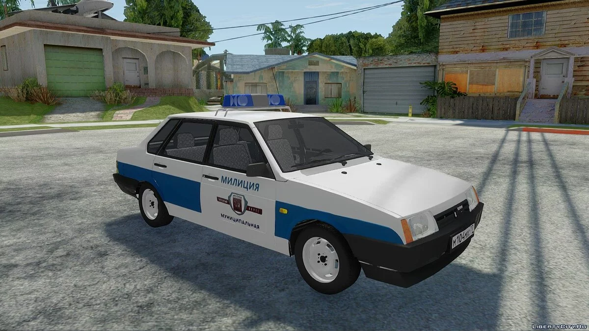 ВАЗ-21099 Муниципальная милиция / GTA San Andreas