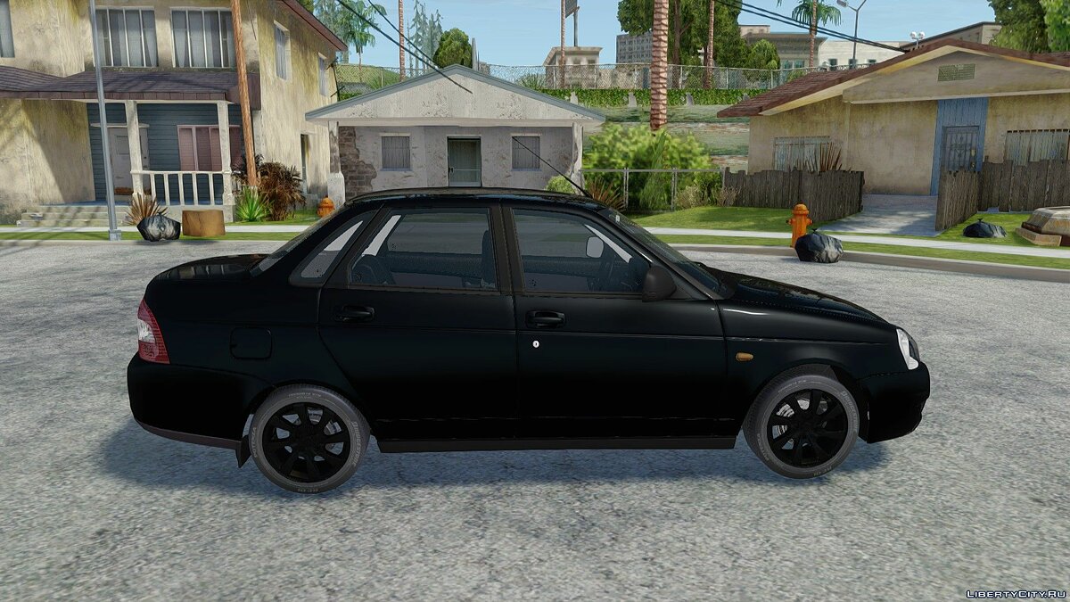 Скачать Lada Priora Black Edition 2018 для GTA San Andreas