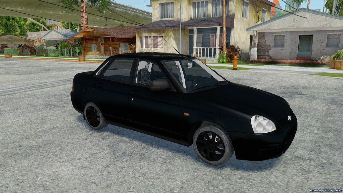 Скачать Lada Priora Black Edition 2018 для GTA San Andreas