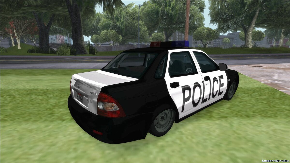 Скачать Lada Priora Police для GTA San Andreas