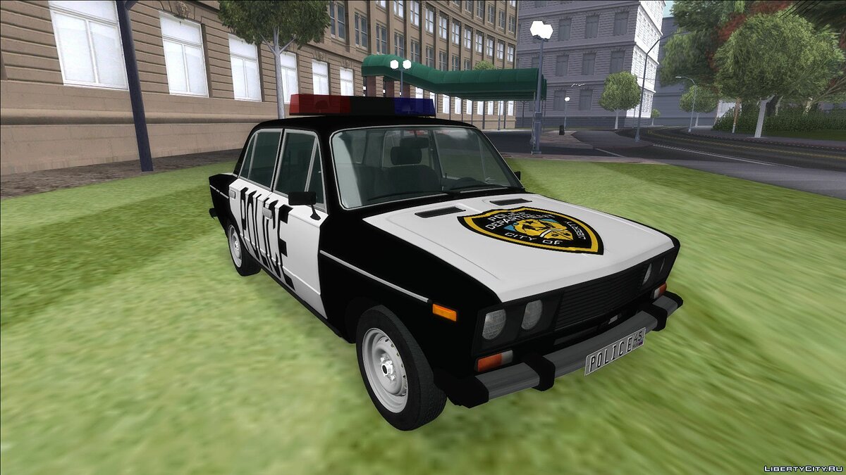 Скачать ВАЗ 2106 Police для GTA San Andreas