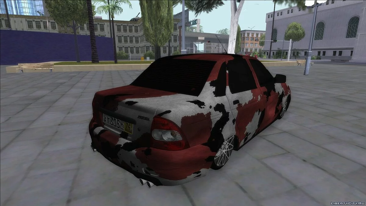 Lada Priora Камуфляж / GTA San Andreas