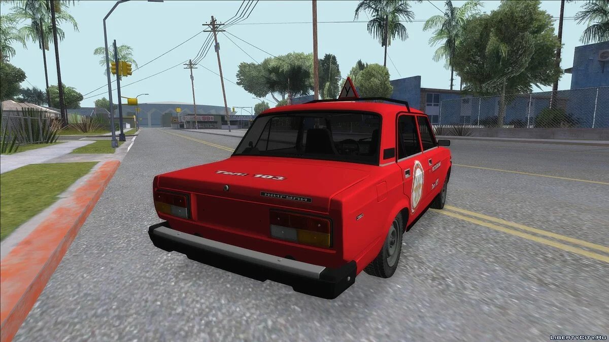 ВАЗ 2107 Авто Школа / GTA San Andreas